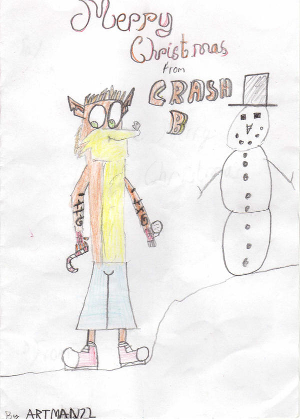 Merry Christmas From Crash by ARTMAN22 on DeviantArt