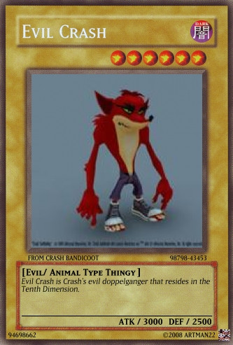 Evil Crash Card by ARTMAN22 on DeviantArt