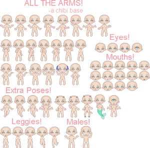 All the arms! -a chibi base!