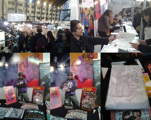 VIRGINX STGO COMICON 2013 PHOTO COLLAGE