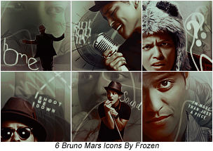 6 Bruno Mars Icons