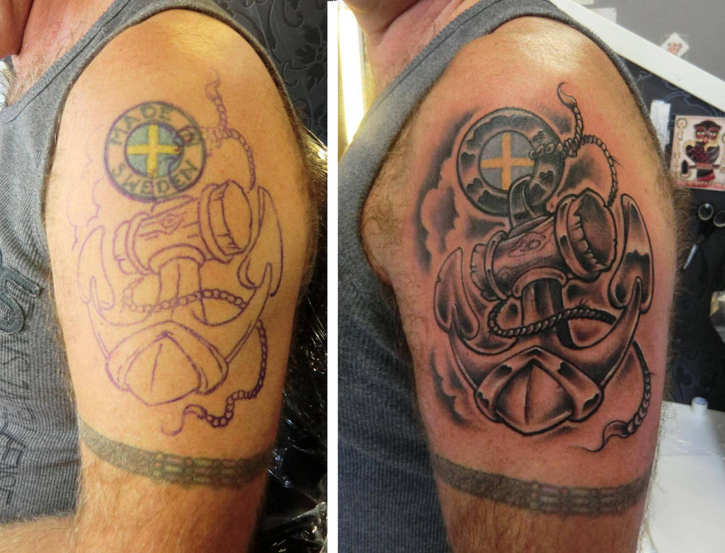 Anchor tattoo cover up by Vinoshitto on DeviantArt