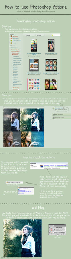 How to use Photoshop Actions