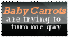 Baby Carrots Stamp by buffydoesbroadcast