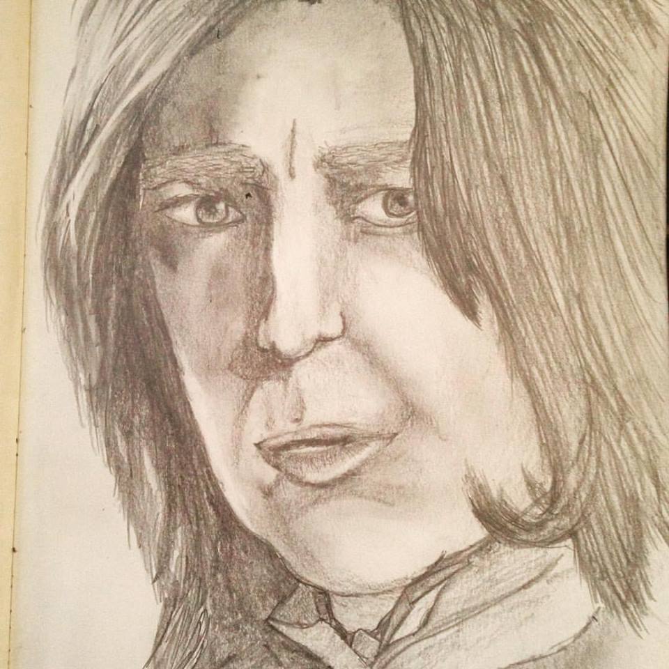 Alan Rickman Portrait