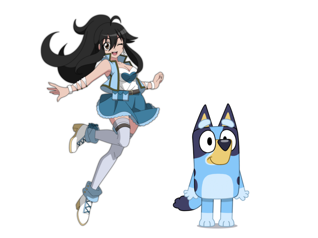 +Crossover Time+ Mayuki and Bluey by MayukiInoue on DeviantArt