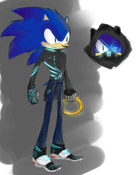 Cyberpunk Sonic