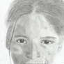 Smiling Girl - made with lead pencil