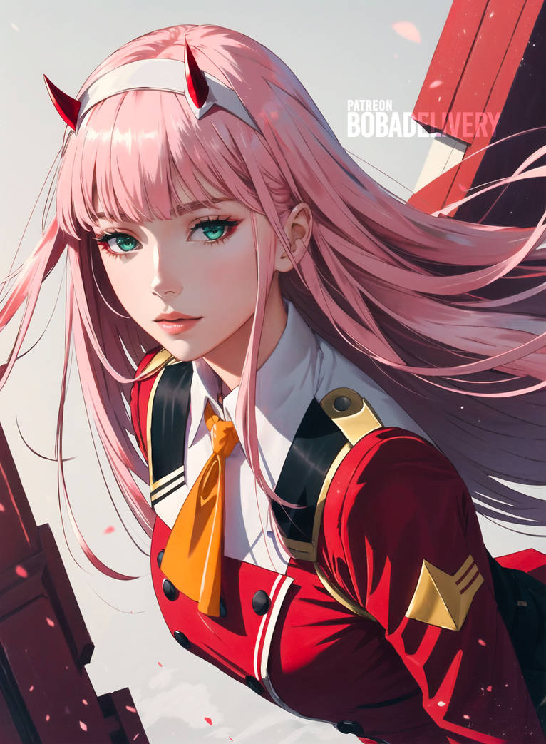 Zero Two 2 by bobadelivery on DeviantArt
