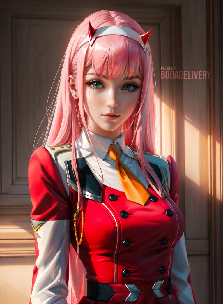Zero Two by bobadelivery on DeviantArt