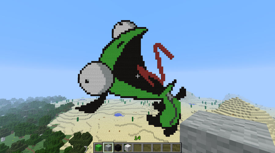 Gir Minecraft Pixel Art by askme4 on DeviantArt