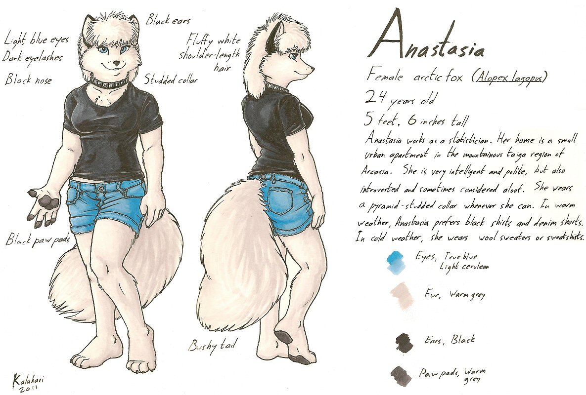 Anastasia Reference Sheet