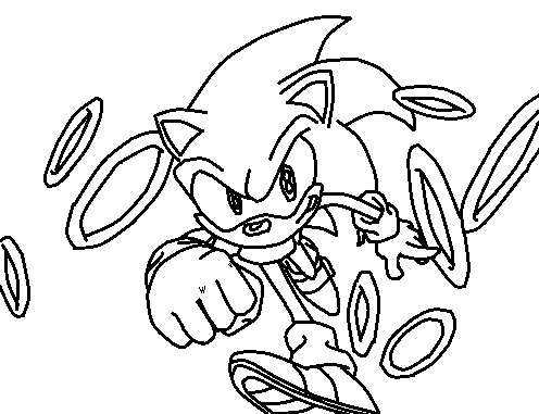 Shadow the Hedgehog Sonic and the Secret Rings Coloring book Sonic