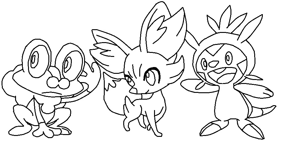 Pokemon Froakie Coloring Page - Get Coloring Pages