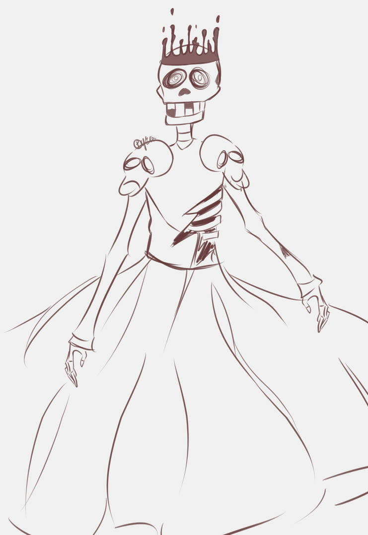 Skeleton Princess by TheWritingGamer on DeviantArt