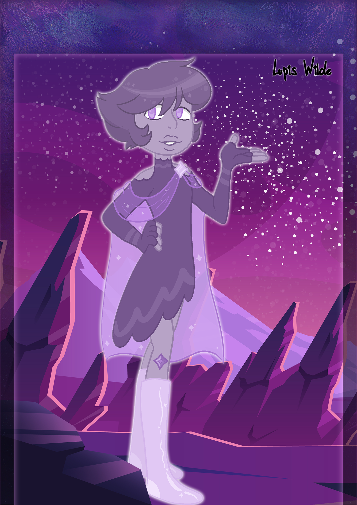 Purple Tanzanite - Ghost from the past SU OC