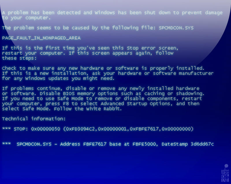 BSoD Wallpaper by BloodyMoogle on DeviantArt