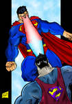 Superman vs. Bizarro by Jey2K