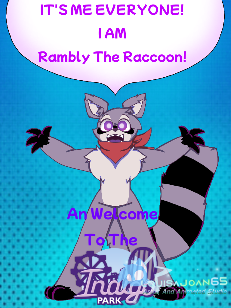 Rambly The Raccoon by louisajoen71 on DeviantArt