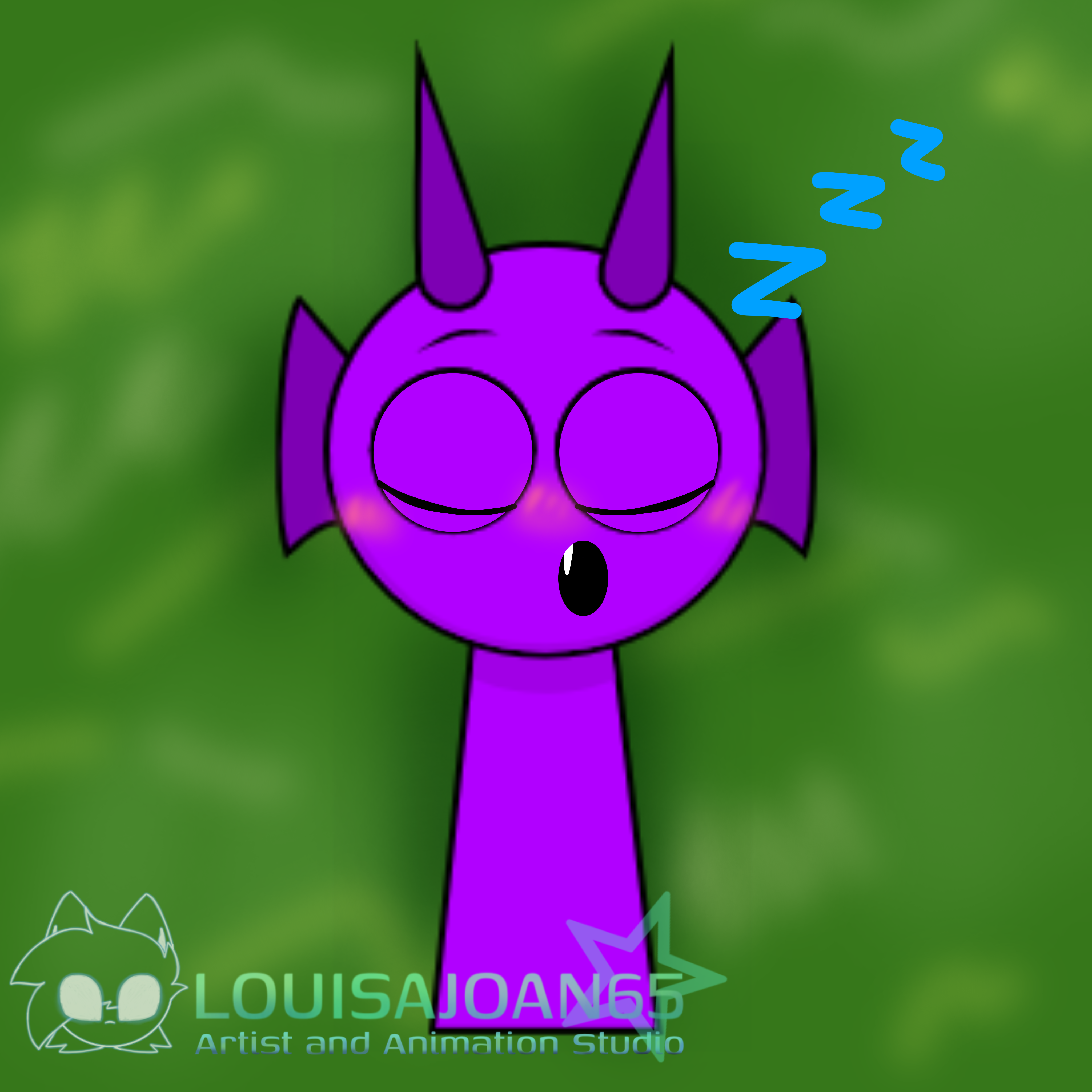 Durple The Rabbit Durple Could fall asleep by louisajoen71 on DeviantArt