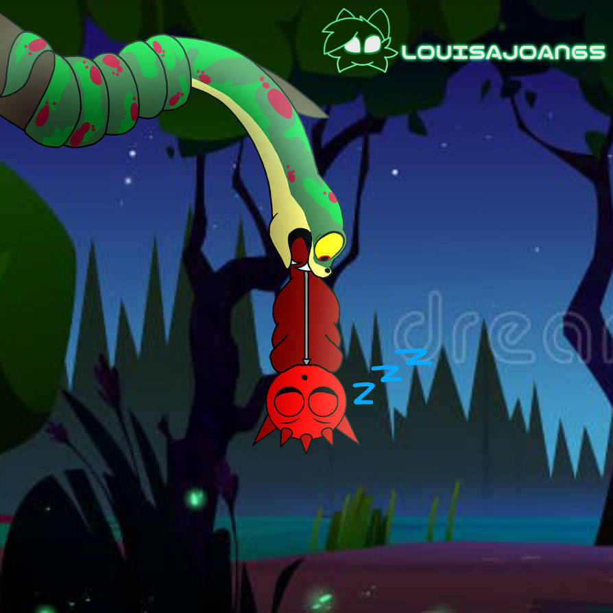 Hanged Raddy Raddy sleep while snake was hanging upsidedown by louisajoen71 on ...