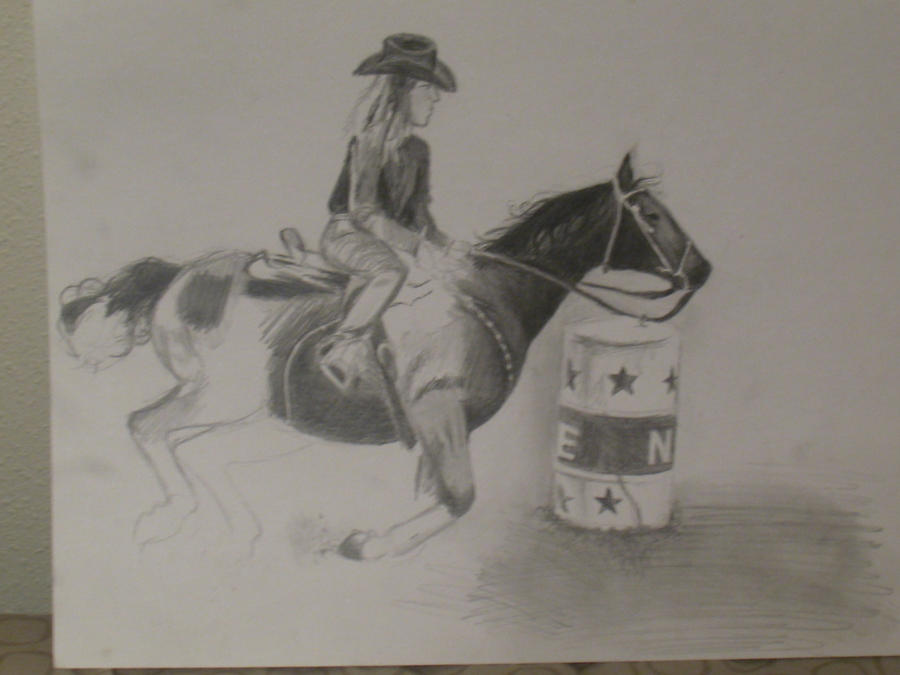 Girl barrel racing -WIP- fail by Dustywallpaper on DeviantArt