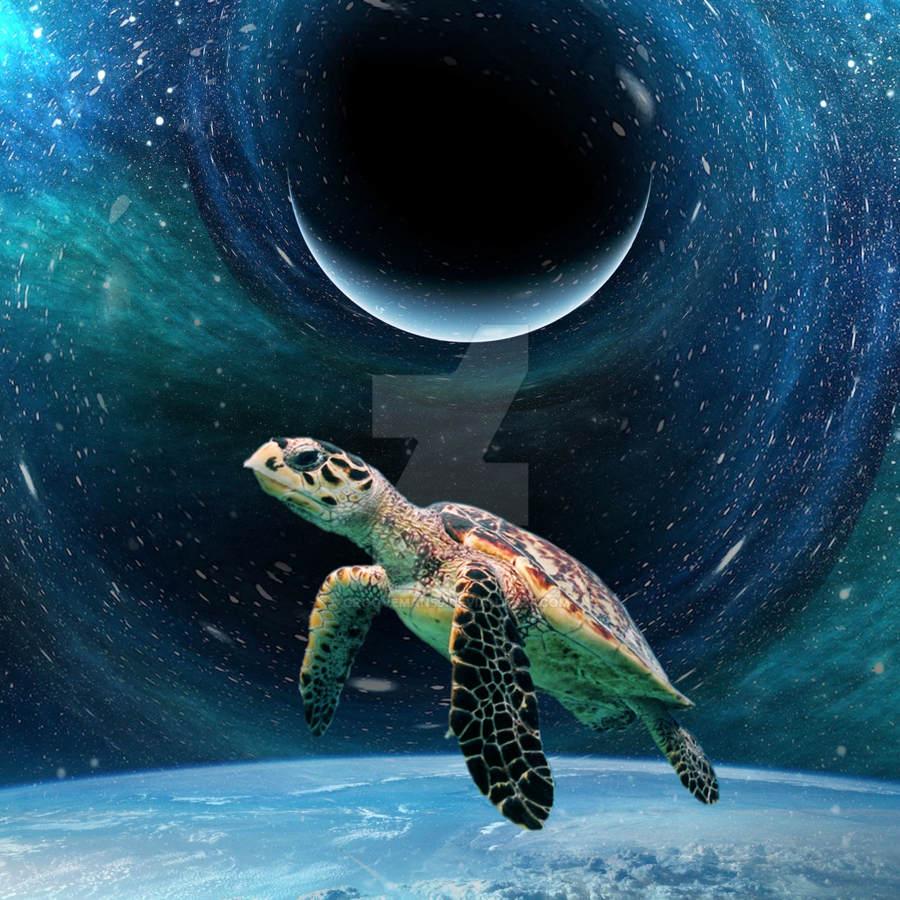 Planetary Turtle Turtle In Space 02 by grooveman59 on DeviantArt