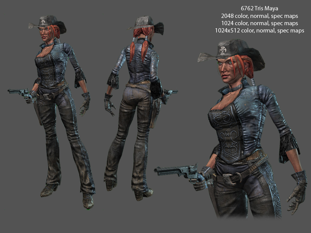 Female gunslinger