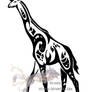 Tribal giraffe