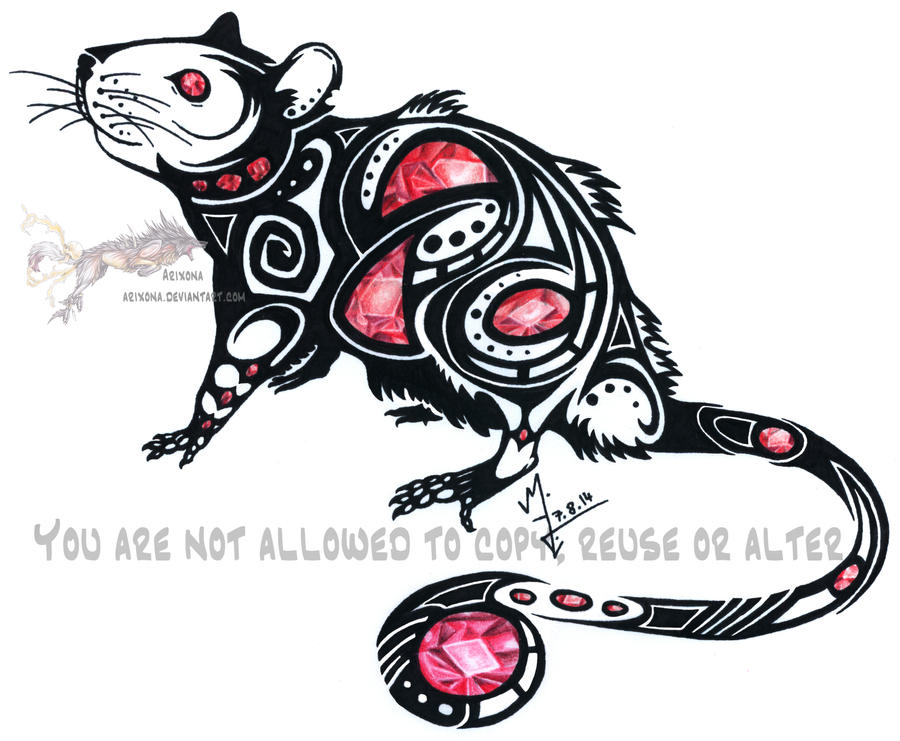 Red ruby rat by Arixona on DeviantArt