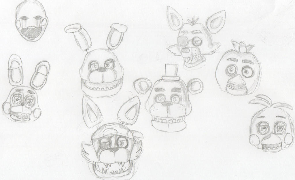 FNAF Sketches By Tiggsygoo On DeviantArt fnaf-sketches-by-tiggsygoo-on-deviantart