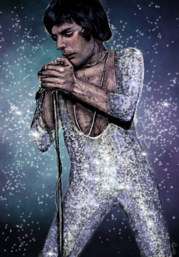 Freddie Mercury by MadameMeowDraws on DeviantArt