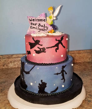 Neverland Baby Shower Cake