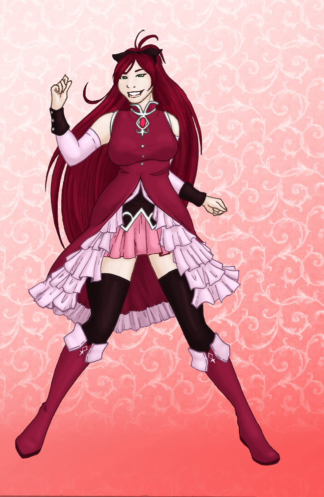 Magical Girl Courtney/Kyoko (finished) by GlowingMember