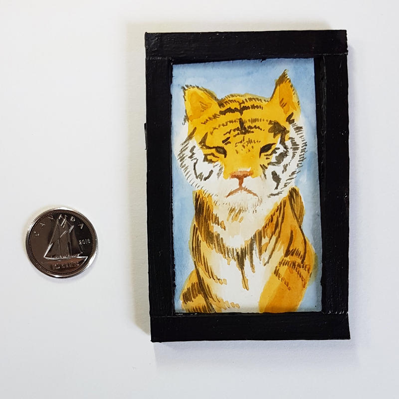 MiniPainting: Tiger by GlowingMember