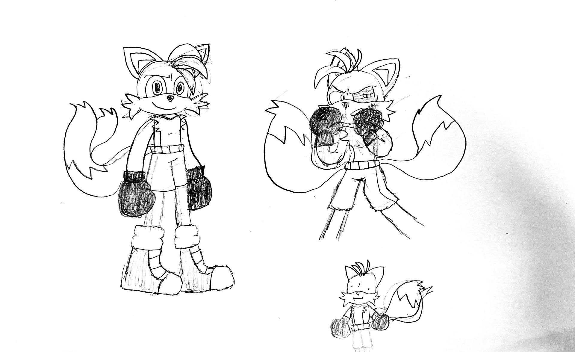 Deviantart Tails Boxing Tails The Fox Boxing by KingAjRocks on DeviantArt