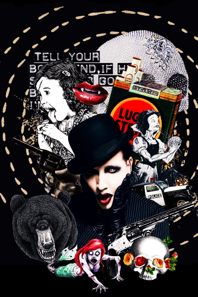 Marilyn Manson iPhone/iPod wallpaper by Awesmatasticaly-Cool on DeviantArt