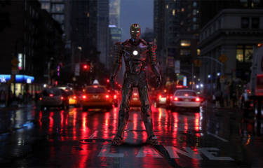 Streets of wet and Ironman