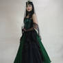 STOCK - Gothic vampire in green