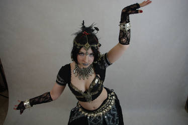 STOCK - Indian / Gothic temple dancer