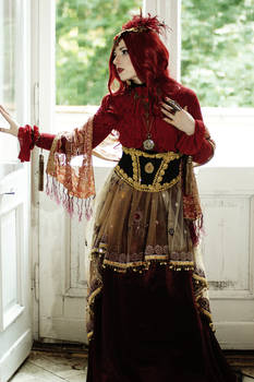 STOCK - Steampunk in Red