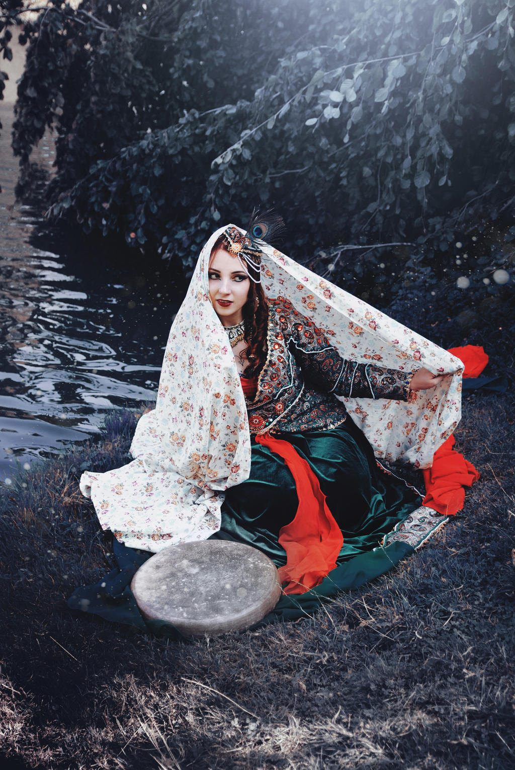 Qajar Dancer /Persian Qajar Princess by Apsara-Stock on DeviantArt