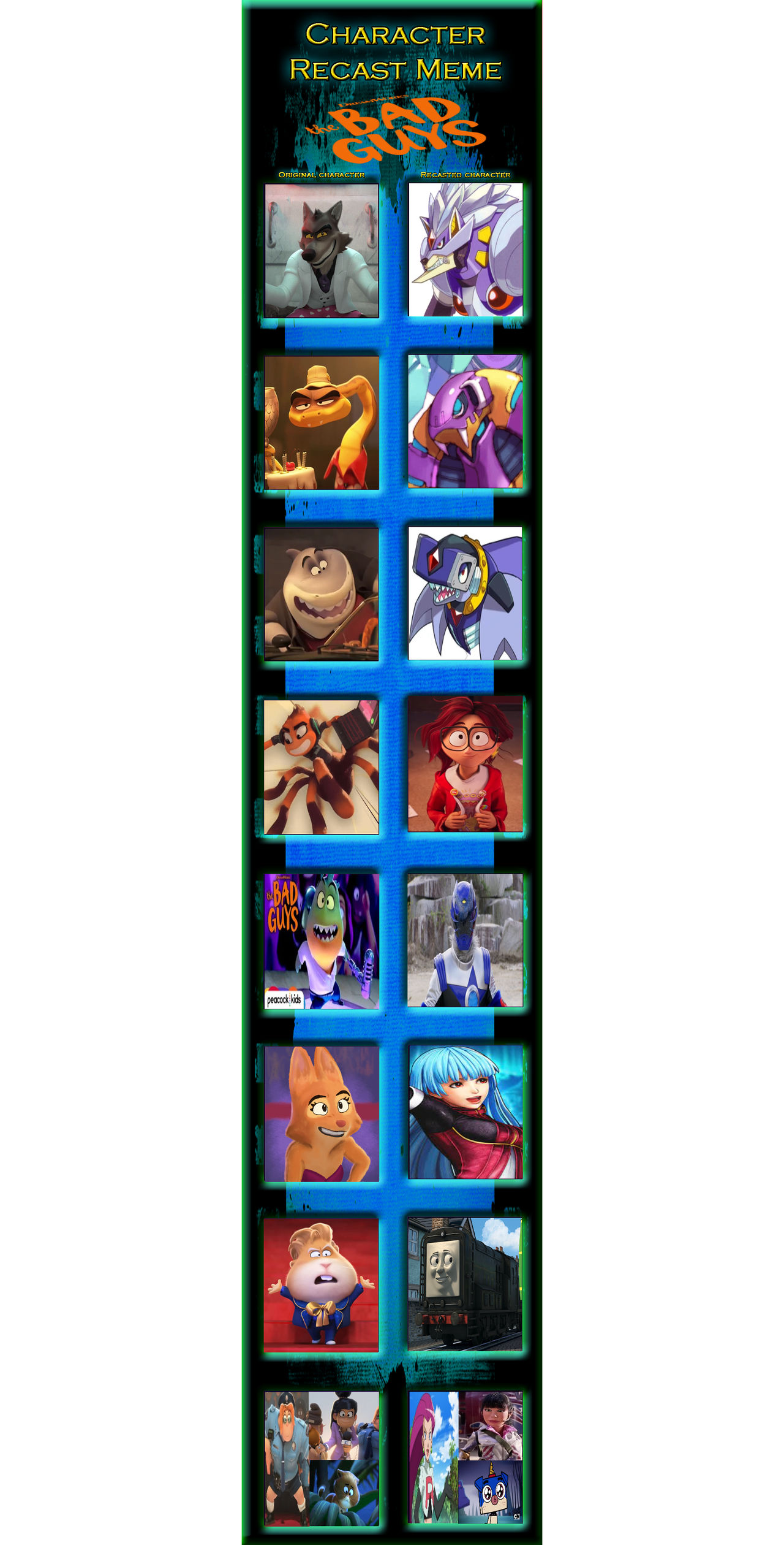 The Bad Guys Recast By Diegolopez20 On DeviantArt the-bad-guys-recast-by-diegolopez20-on-deviantart