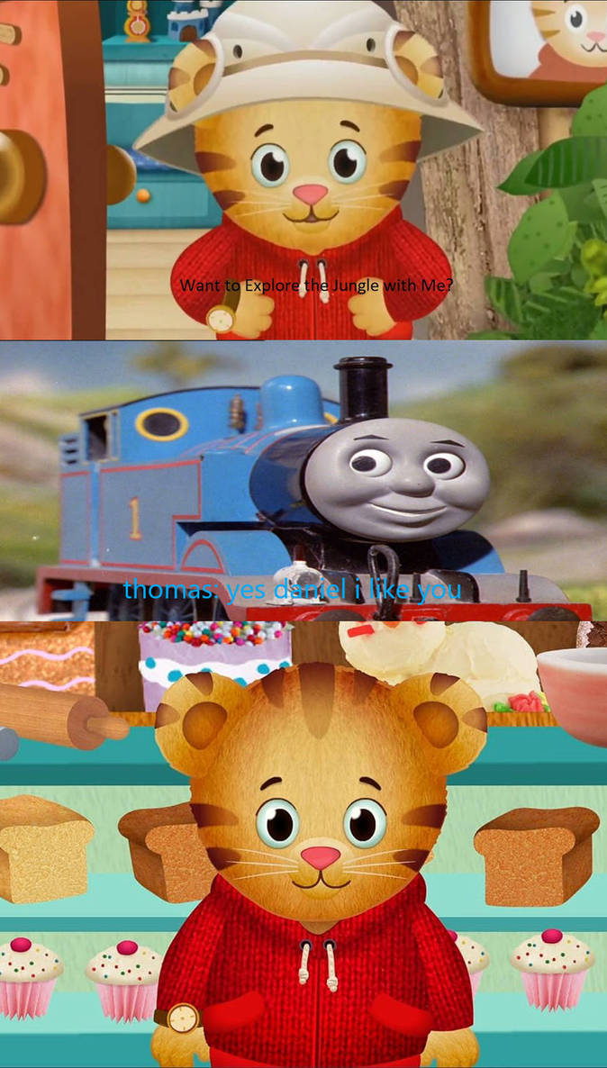 Deviantart Daniel Thomas Says Yes To Daniel Tiger by diegolopez20 on DeviantArt