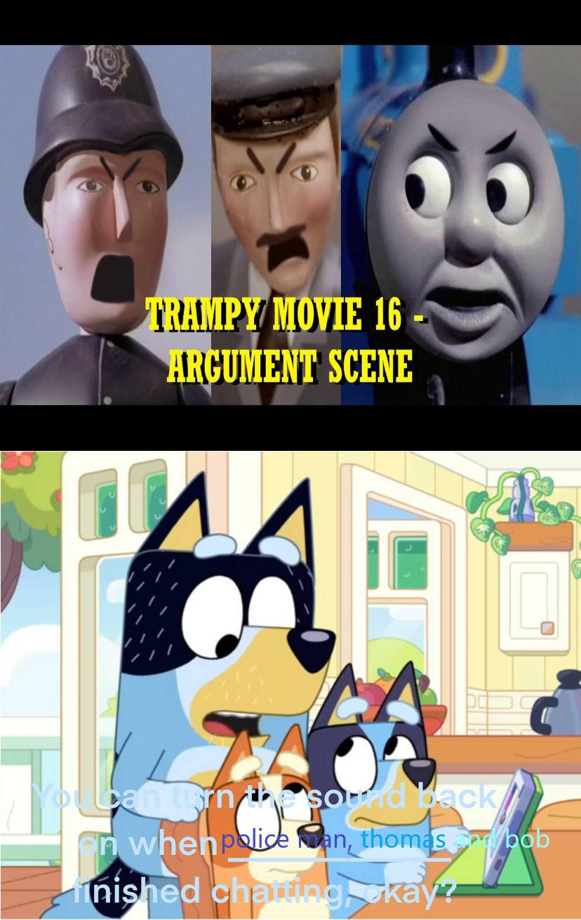 Bluey Pauses Policeman ThomasAndBob Arguments by diegolopez20 on DeviantArt