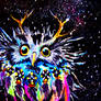 Owl in the space