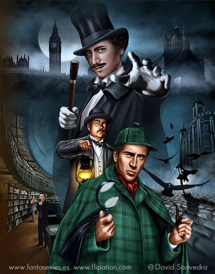 Sherlock Holmes Vs A Lupin By Flipation On DeviantArt sherlock-holmes-vs-a-lupin-by-flipation-on-deviantart