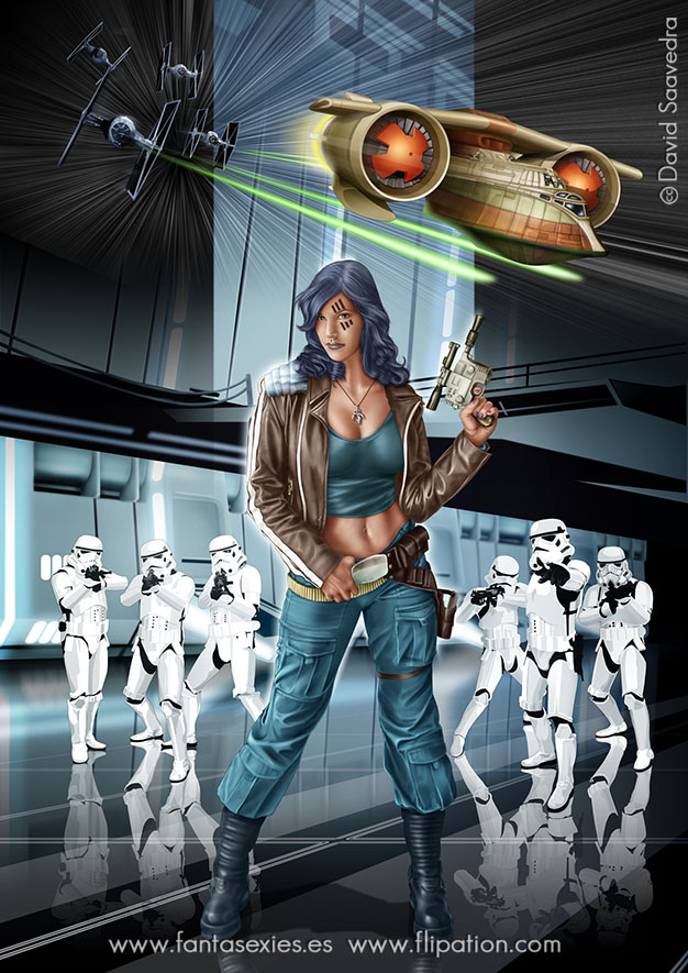 Ailyn Vel Bountyhunter by flipation