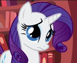 My hair reminds me of Rarity!!