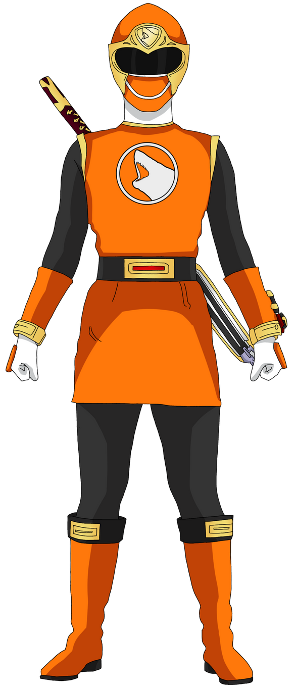 Ninja Orange Ranger by FrancoDino509 on DeviantArt